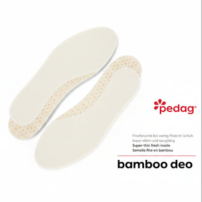 Pedag Bamboo Deo Barefoot Insoles for Women