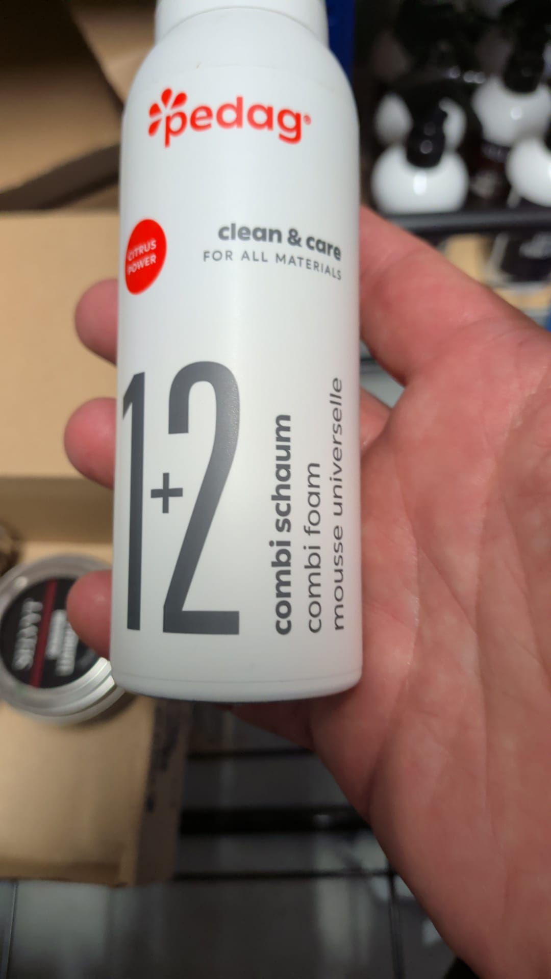 Pedag Combi Cleaner - Gentle, Deep Leather & Material Cleaning Foam 125ml