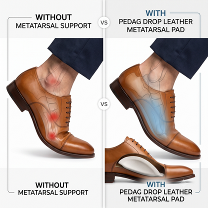 Metatarsal Pad Pedag Drop - Leather Support for Splayfoot in Shoes and Boots