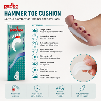 Pedag Hammer Toe Cushion Soft Gel Support