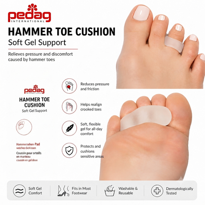 Pedag Hammer Toe Cushion Soft Gel Support