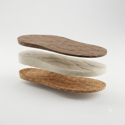 Pedag Keep Warm Wool Cork Insole - 100% Wool & Natural Comfort