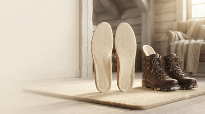 Pedag Keep Warm Wool Cork Insole - 100% Wool & Natural Comfort