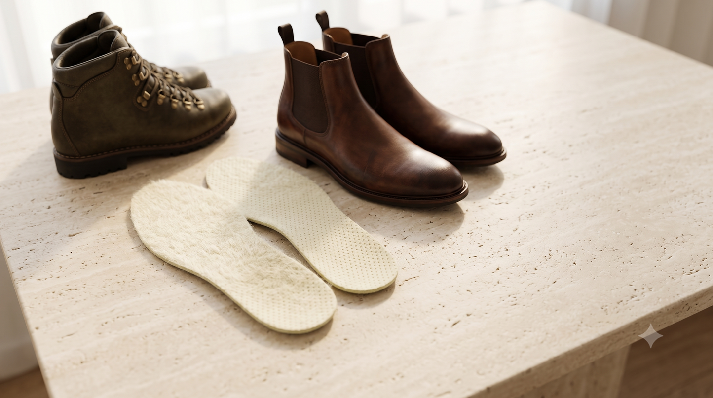 Pedag Merino Wool Insole for Shoes and Boots