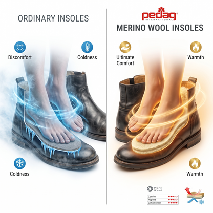 Pedag Merino Wool Insole for Shoes and Boots