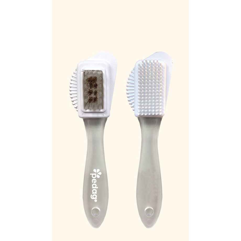 Pedag Suede Shoes Brush with Brass Bristles for Leather