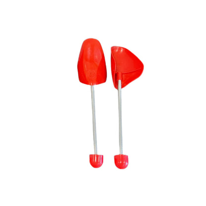 Plastic Spring Shoe Trees Red Adjustable Shape Keeper Footwear Support