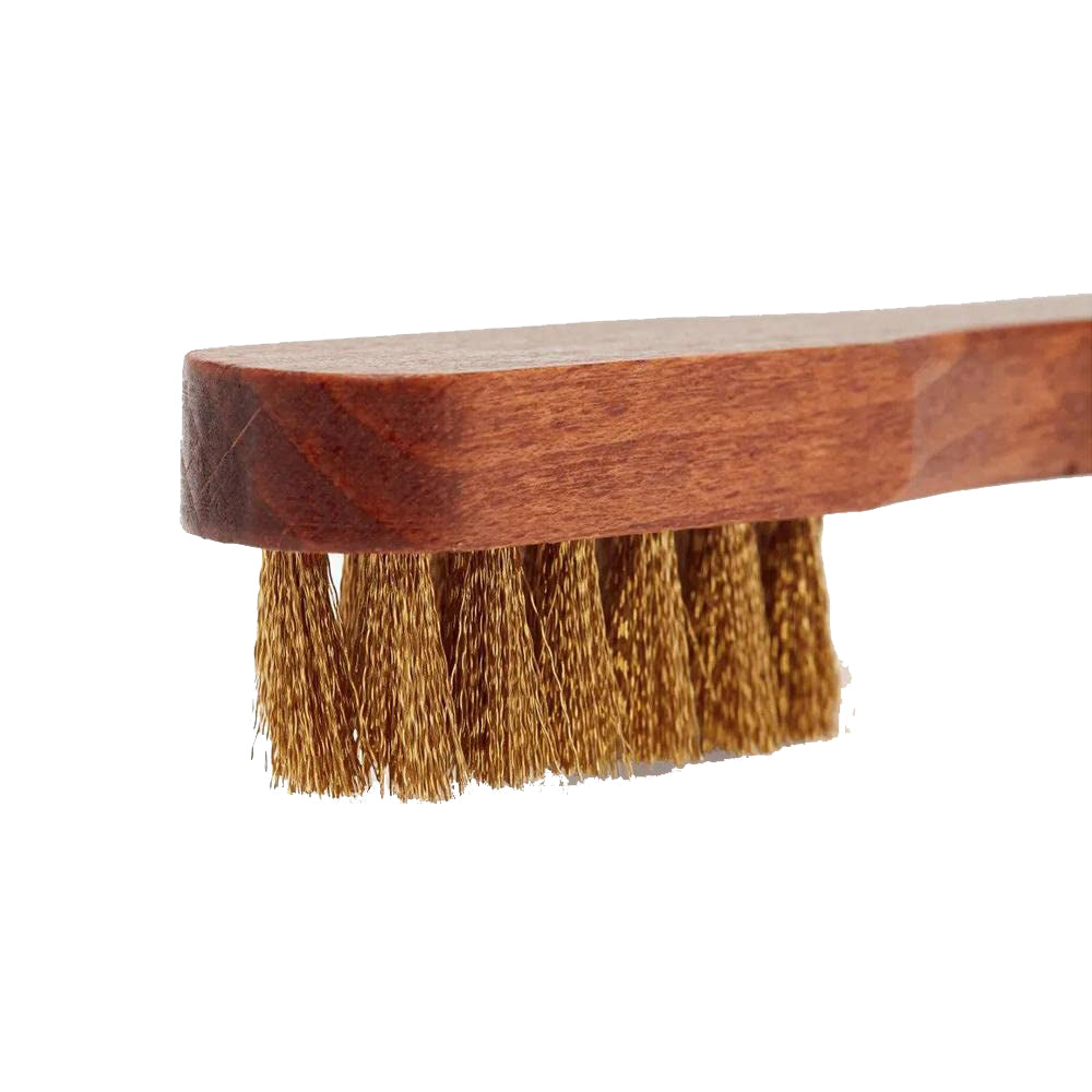 R.M.Williams Suede Brass Bristle Brush