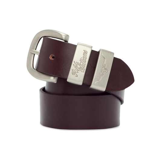 R.M.Williams 3 Piece Solid Belt 1.25" Chestnut