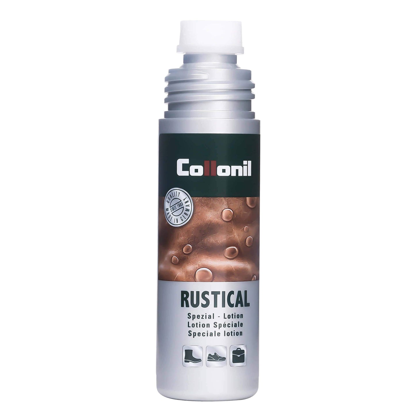 Collonil Rustical Classic 100ml for greased and oiled leather-Grey