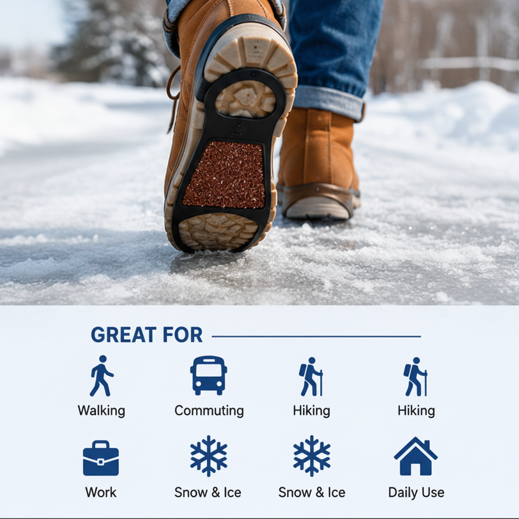 Sandy Shoe Ice Grippers Anti-Slip