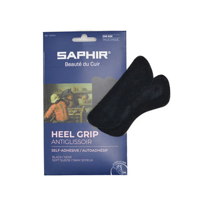 Saphir Insole Heel Grips Medium Leather Self-Adhesive Anti-Slip Shoe Inserts Pair