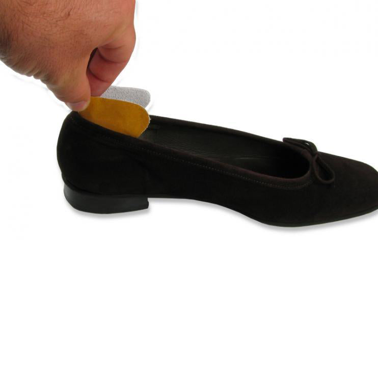 Saphir Insole Heel Grips Medium Leather Self-Adhesive Anti-Slip Shoe Inserts Pair