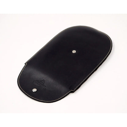 Saphir Medaille D'Or Polishing Glove Calf Leather & Lambswool Shine Mitt, Black