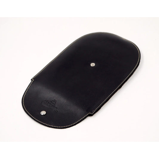 Saphir Medaille D'Or Polishing Glove Calf Leather & Lambswool Shine Mitt, Black