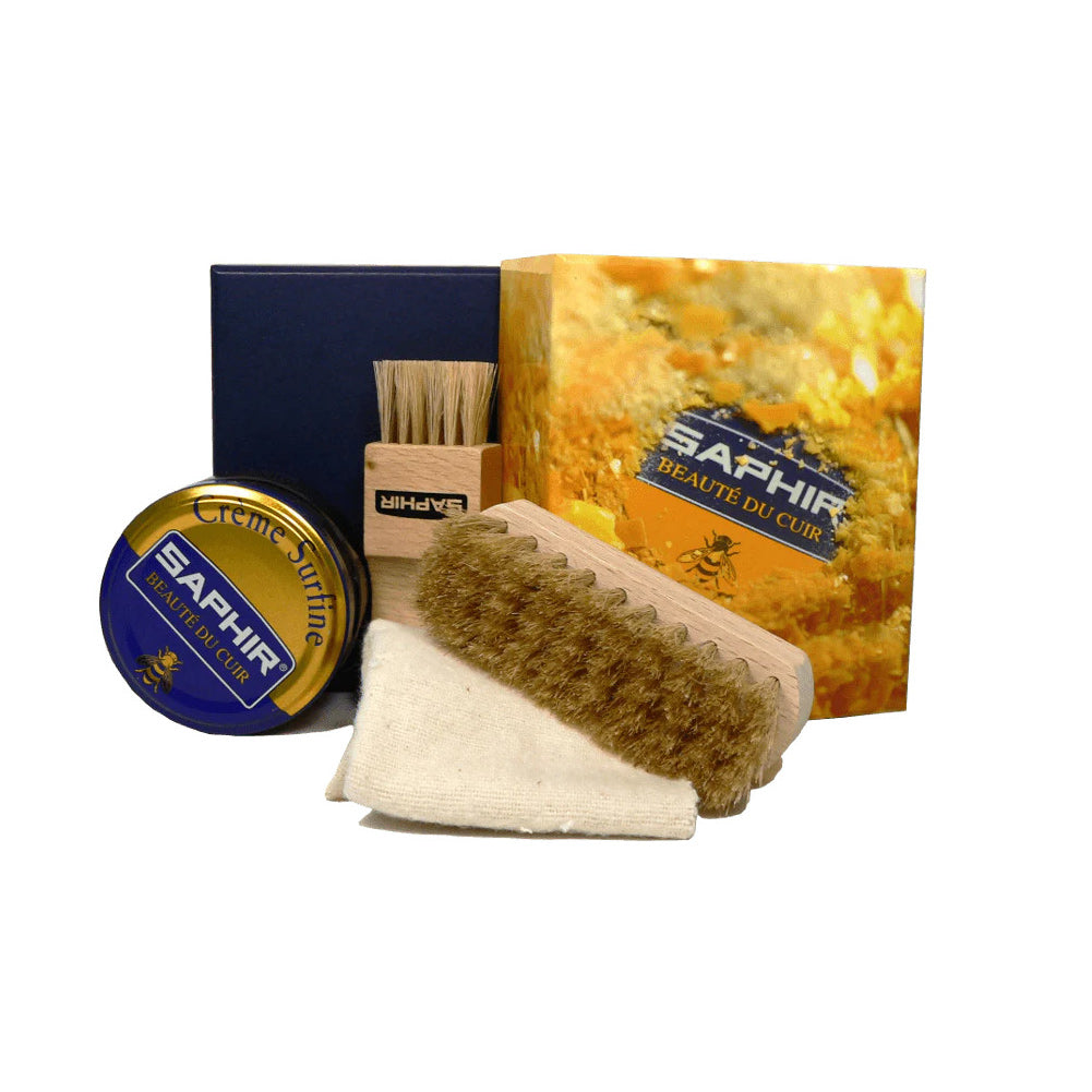 Saphir Wax Gift Box Small - Premium Shoe Care Kit