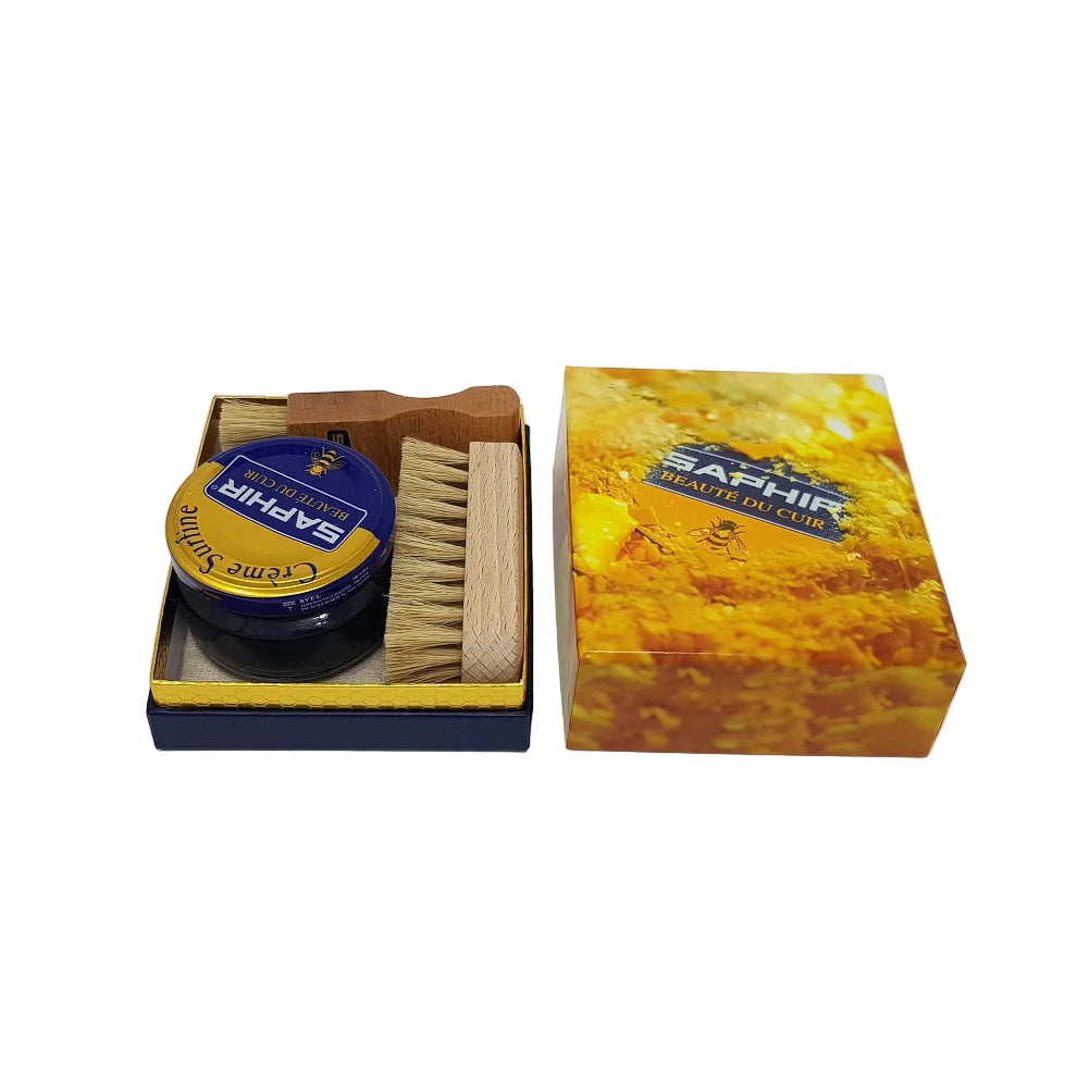 Saphir Wax Gift Box Small - Premium Shoe Care Kit