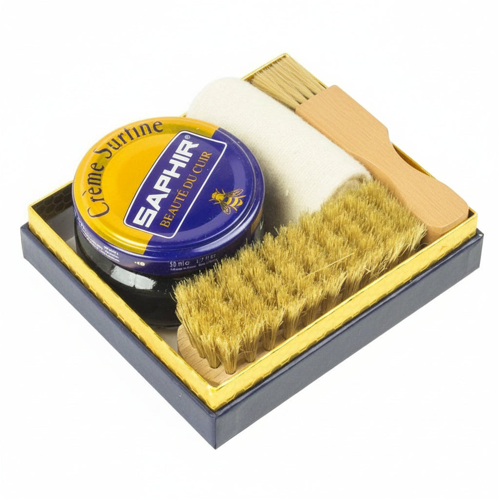 Saphir Wax Gift Box Small - Premium Shoe Care Kit