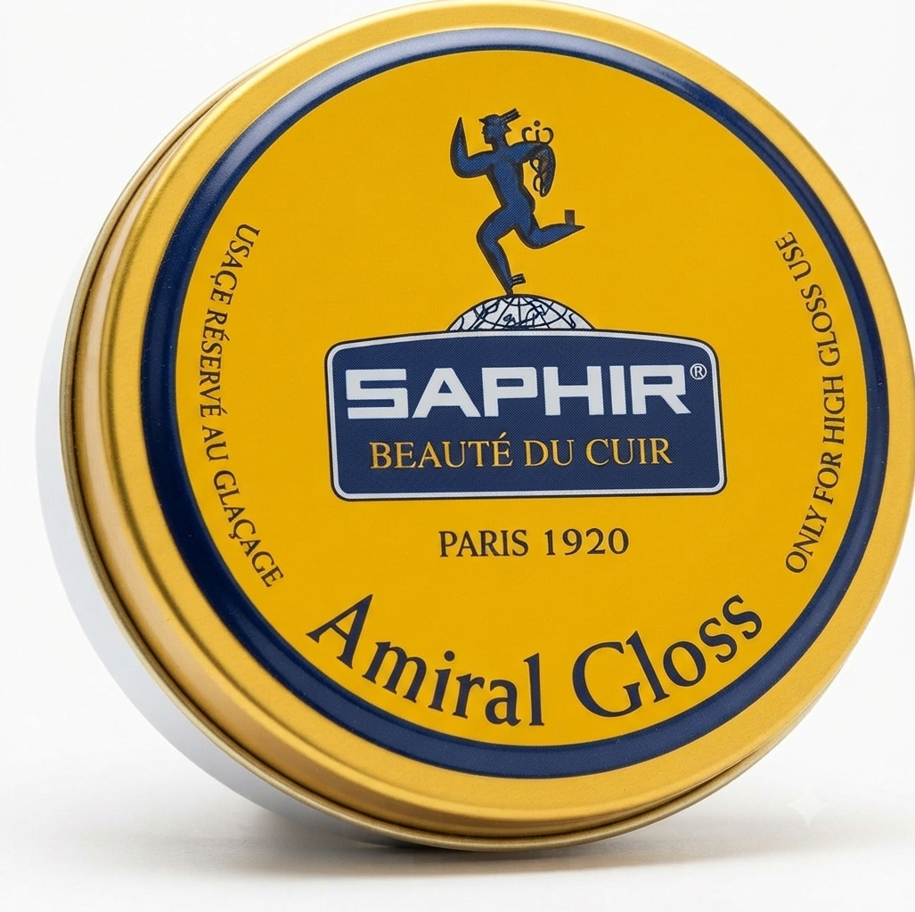 Saphir Beaute du Cuir Amiral Wax Polish 50ml - High Gloss Finish