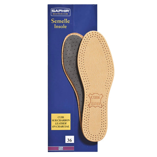 Saphir Semelle Leather & Charcoal Insoles