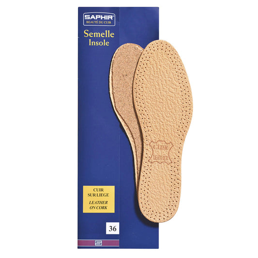Saphir Semelle Leather & Cork Insoles