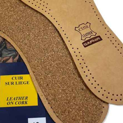 Saphir Semelle Leather & Cork Insoles