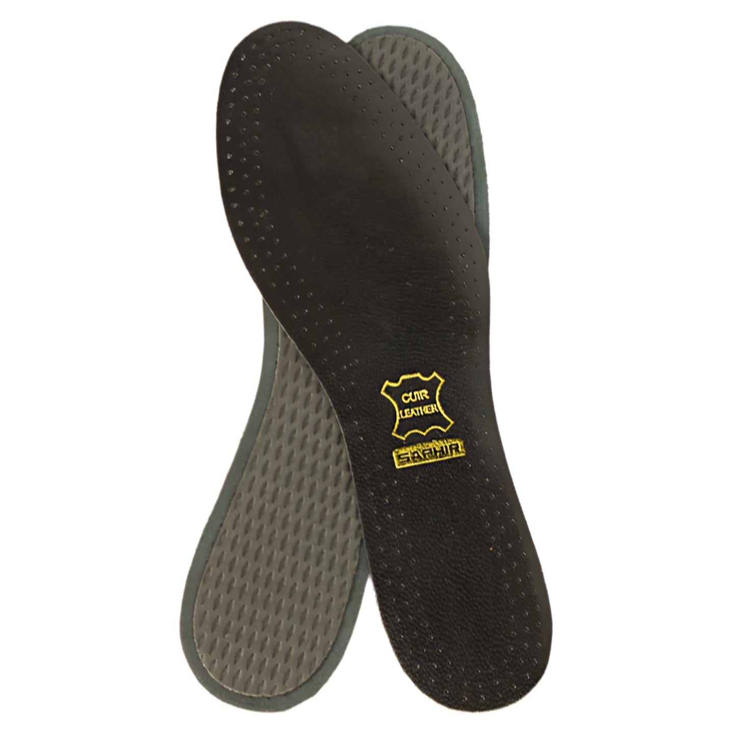 Saphir Beaute du Cuir Semelle Insole Black Leather on Charcoal