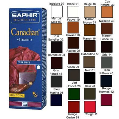 Saphir Canadian Cream - Premium Leather Care from Beaute du Cuir