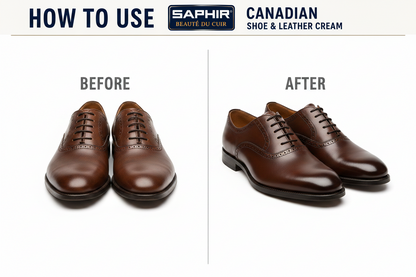 Saphir Canadian Cream - Premium Leather Care from Beaute du Cuir
