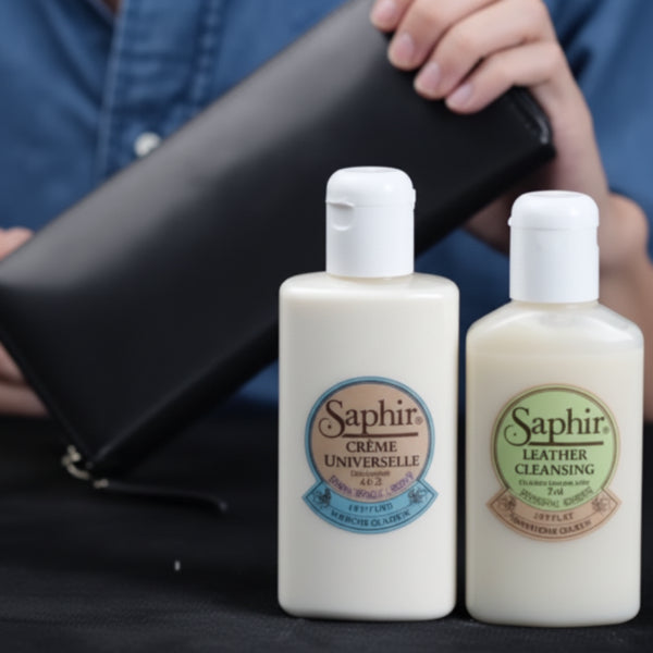 Saphir Creme Leather Balm for Ultimate Leather Care