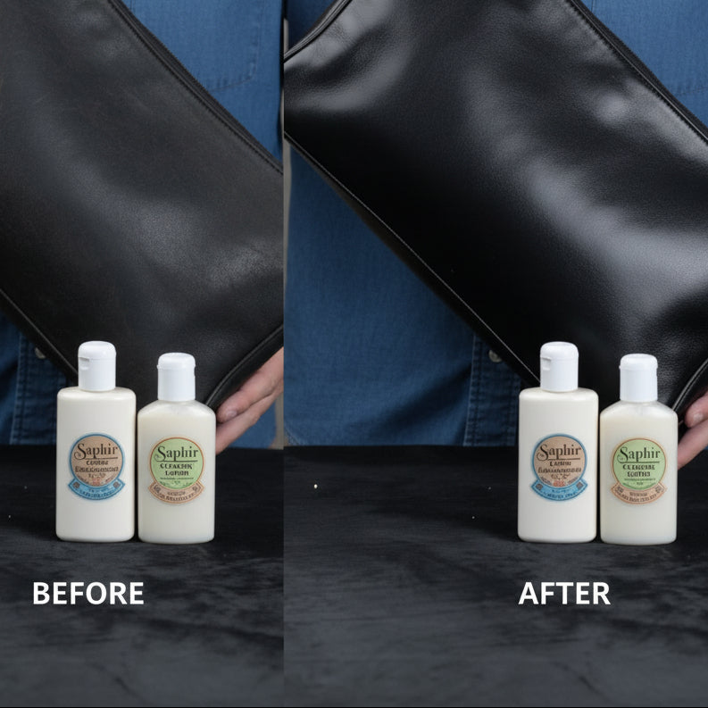 Saphir Creme Leather Balm for Ultimate Leather Care