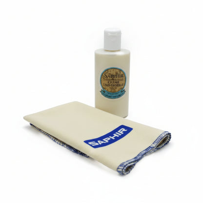 Saphir Leather Balm Polishing Cloth Set | Creme Universelle