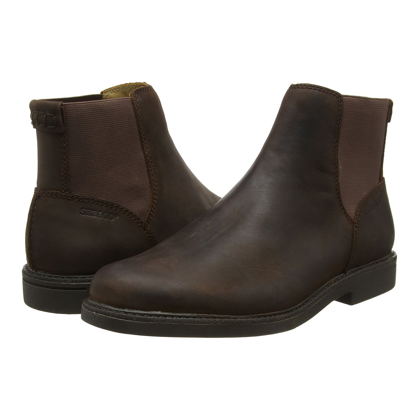 Sebago Turner Chelsea WP Leather Boots Brown Leather