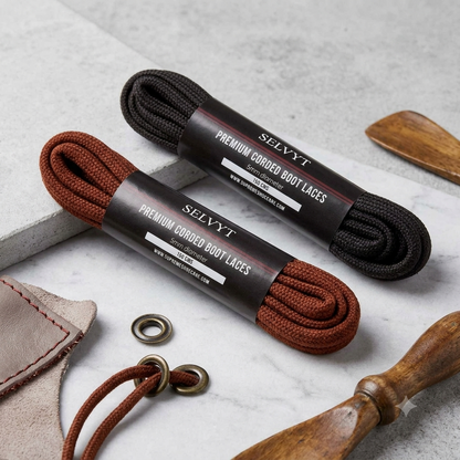 Selvyt Premium Corded Boot Laces