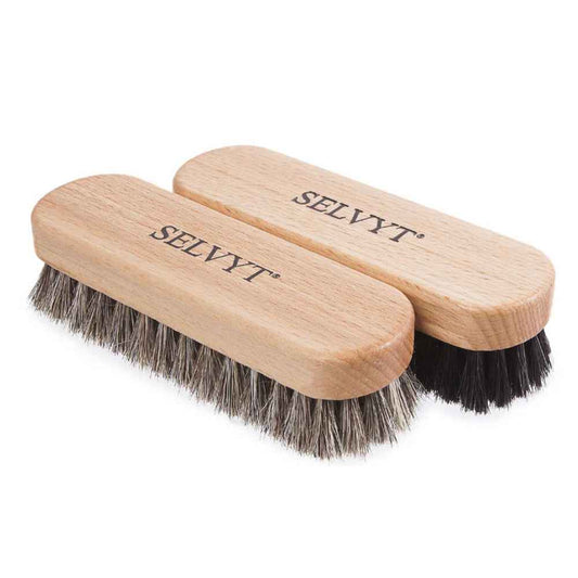 Selvyt Premium Horsehair Buffing Small Brush