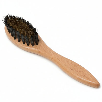 Selvyt Suede Brush Oval Beechwood