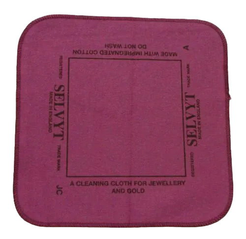 Selvyt Polishing Cloth JC for Jewellery Gold
