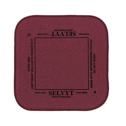 RedSelvyt cleaning cloth for jewelry with black text on a white background