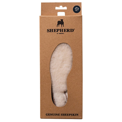 Shepherd of Sweden Real Sheepskin Insole Comfort Fluffy Creme
