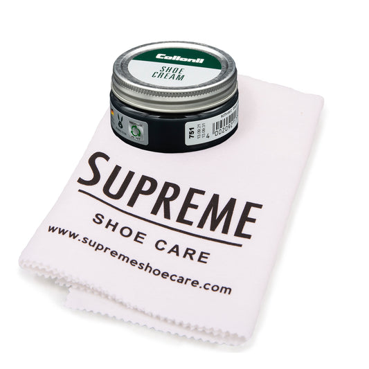 Collonil Shoe Cream Polish 60ml and Supreme Cloth