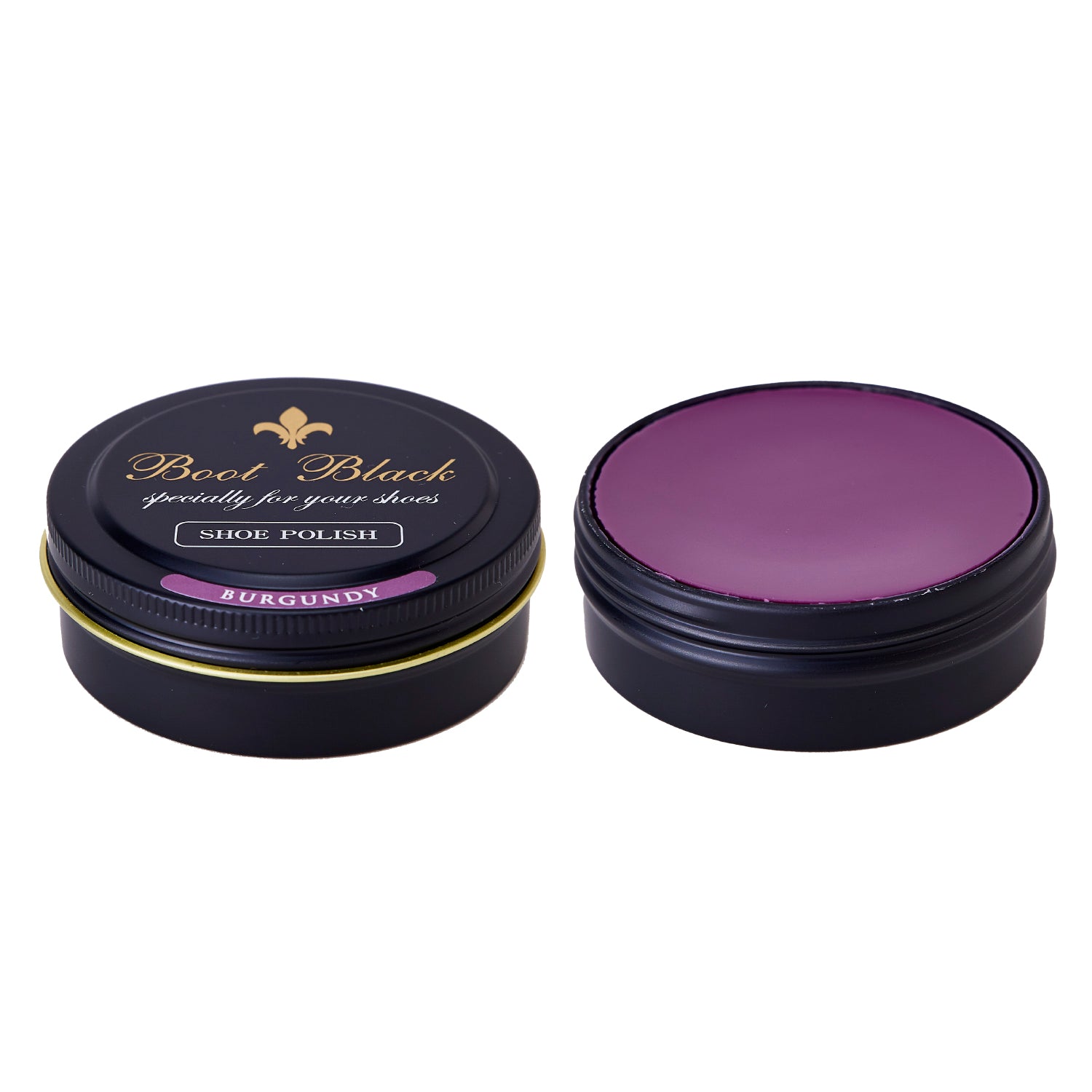 Boot Black Wax Shoe Polish 50ml