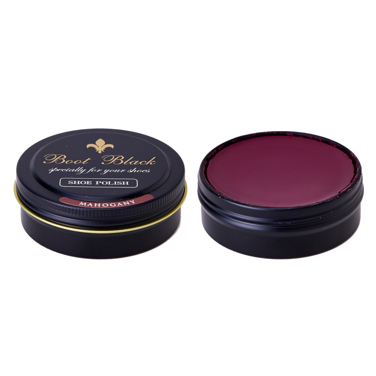 Boot Black Wax Shoe Polish 50ml