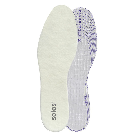 Solos Thermal Winter Insole One Size Fits All Keep Feet Warm