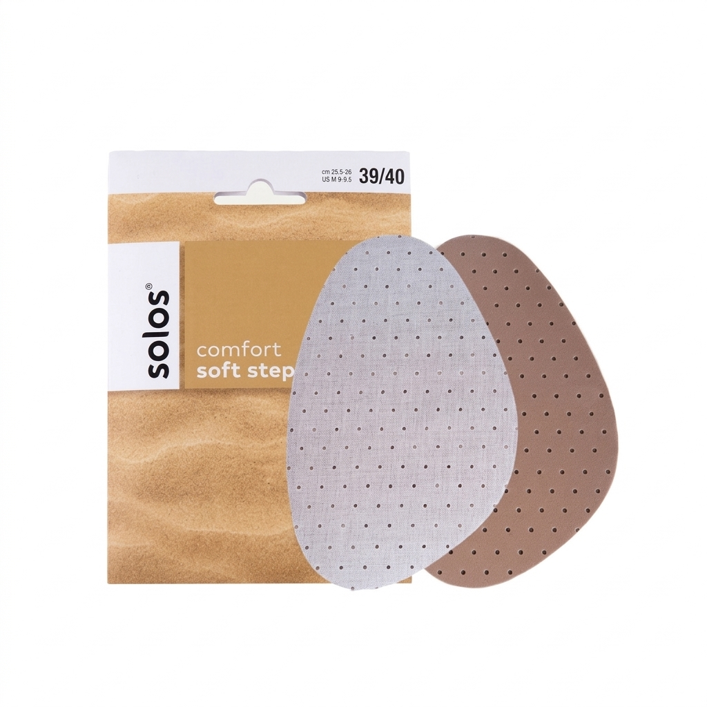 Solos Comfort Soft Step 1/2 Insole Light Beige