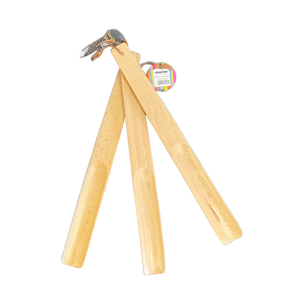 Springyard Beech Wood Shoehorns 38cm 3Pcs