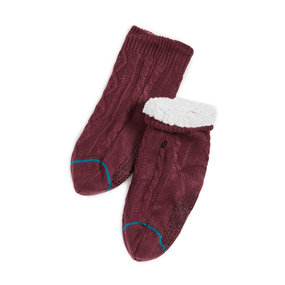 Stance Roasted Purple Lined Slipper Socks