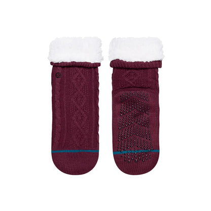 Stance Roasted Purple Lined Slipper Socks