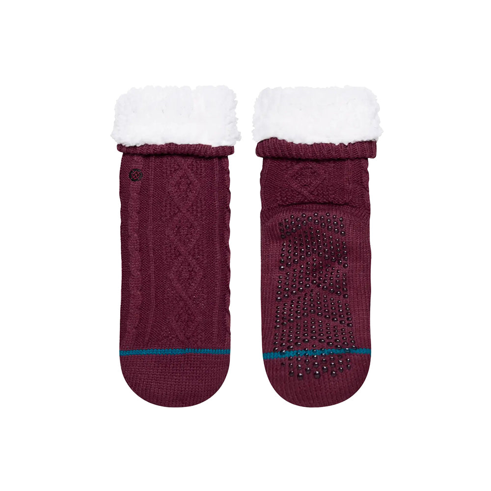 Stance Roasted Purple Lined Slipper Socks