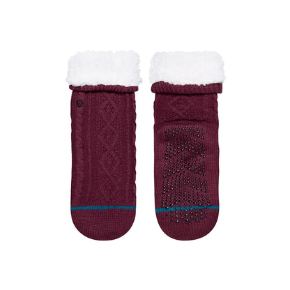 Stance Roasted Purple Lined Slipper Socks