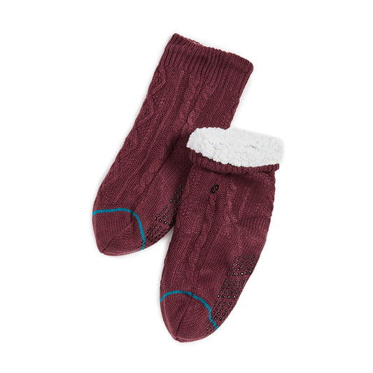 Stance Roasted Purple Lined Slipper Socks